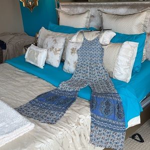 60-70 Inspired Boho-Hippie Wide Leg Jumpsuit🔥